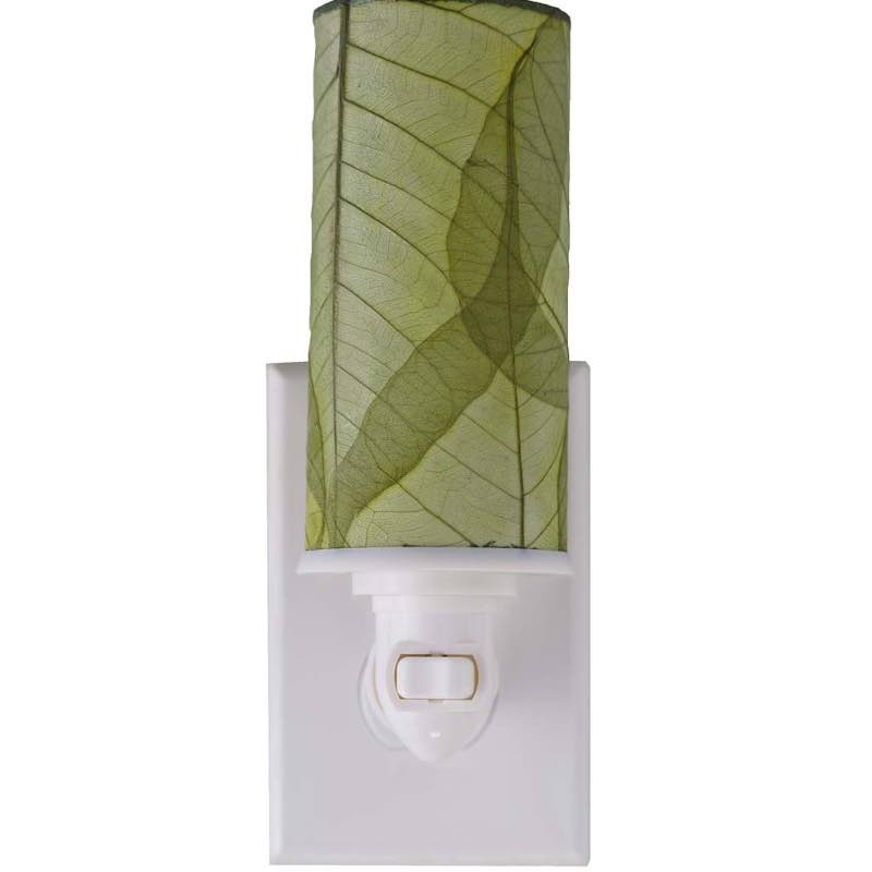 Pressed Leaf Nightlights - Green